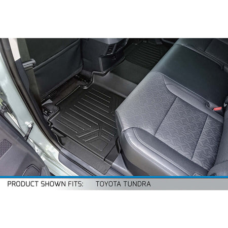 Smart Liner USA Motor Vehicle Interior Fittings SMARTLINER Custom Fit Floor Liners For 2022-2025 Toyota Tundra/Tundra Hybrid (CrewMax Cab) with Underseat Storage