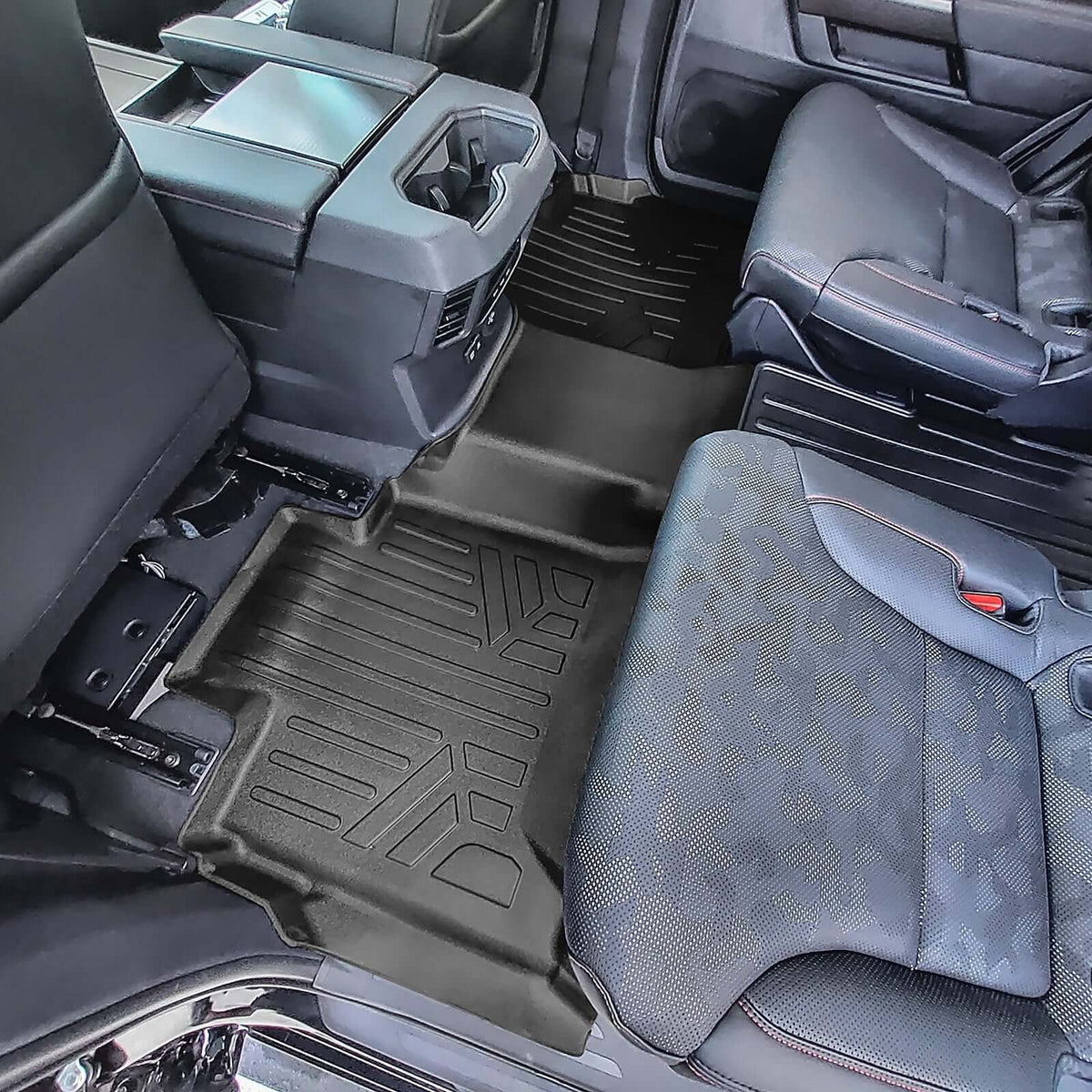 Smart Liner USA Motor Vehicle Interior Fittings SMARTLINER Custom Fit Floor Liners For 2023-2025 Toyota Sequoia (7 Passenger Model without Center Console)