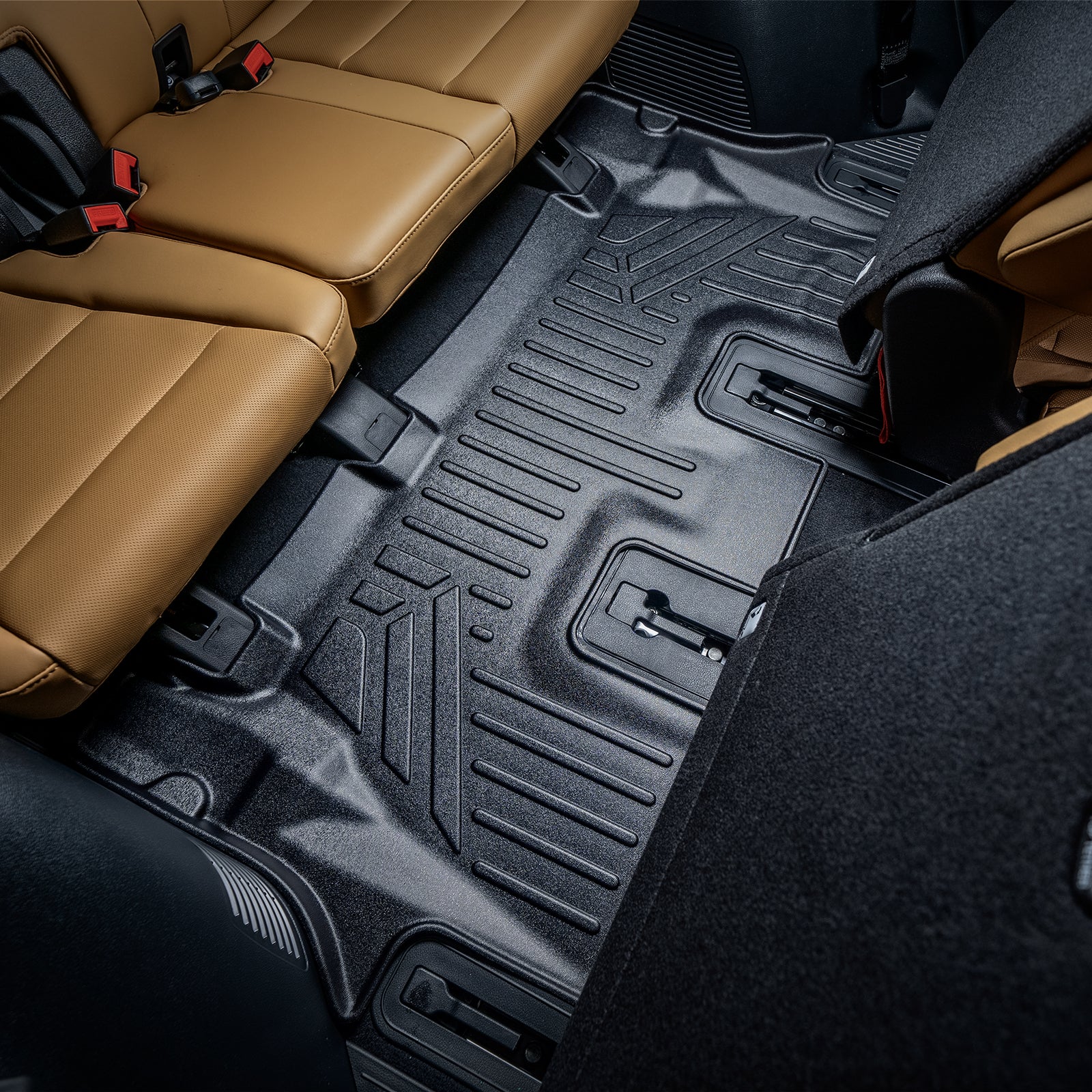 SMARTLINER Custom Fit Floor Liners For 2020-2024 Hyundai Palisade with 2nd Row Bench Seat