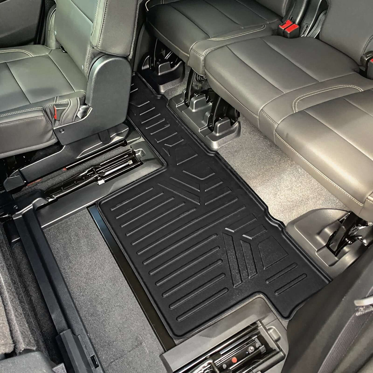 Smart Liner USA Motor Vehicle Interior Fittings SMARTLINER Custom Fit Floor Liners For 2021-2025 Cadillac Escalade with 2nd Row Bench Seat