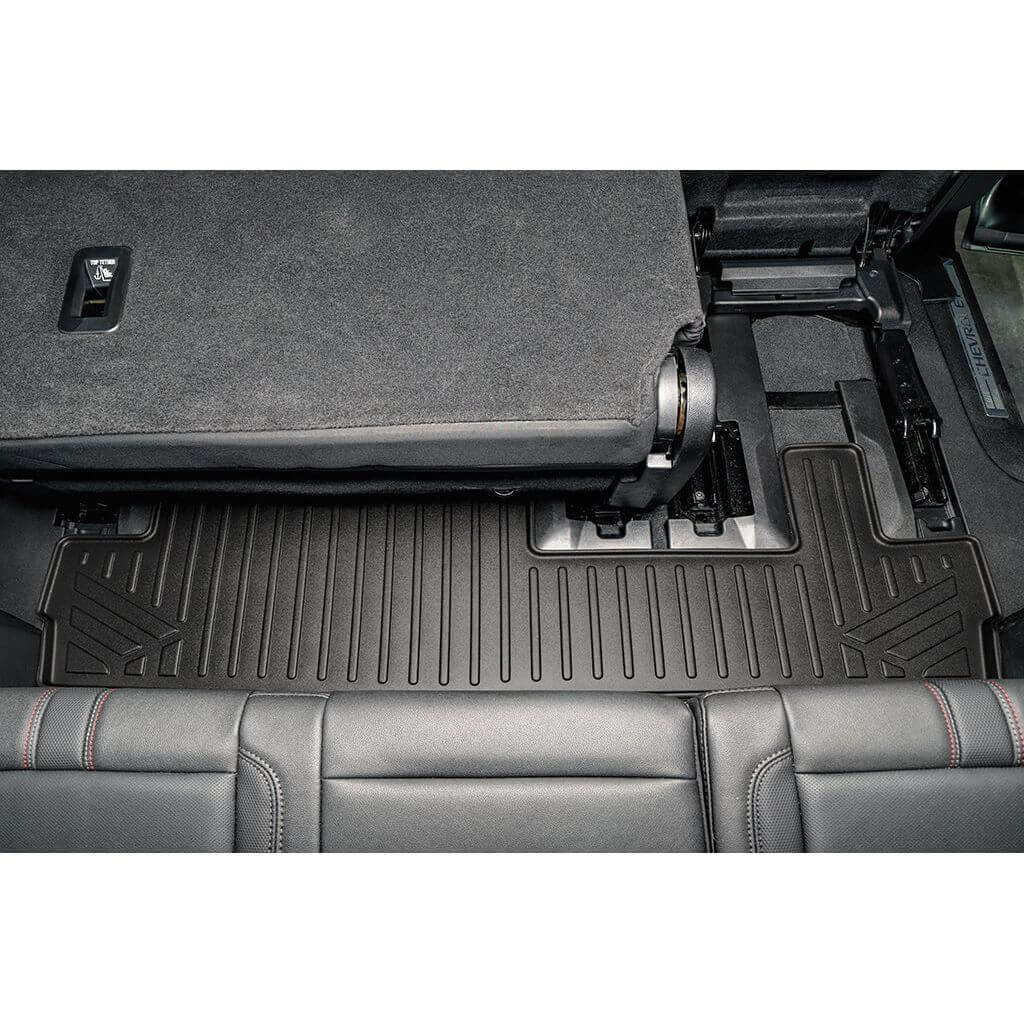 SMARTLINER Custom Fit Floor Liners For 2021-2025 Chevrolet Suburban with 2nd Row Bench Seat
