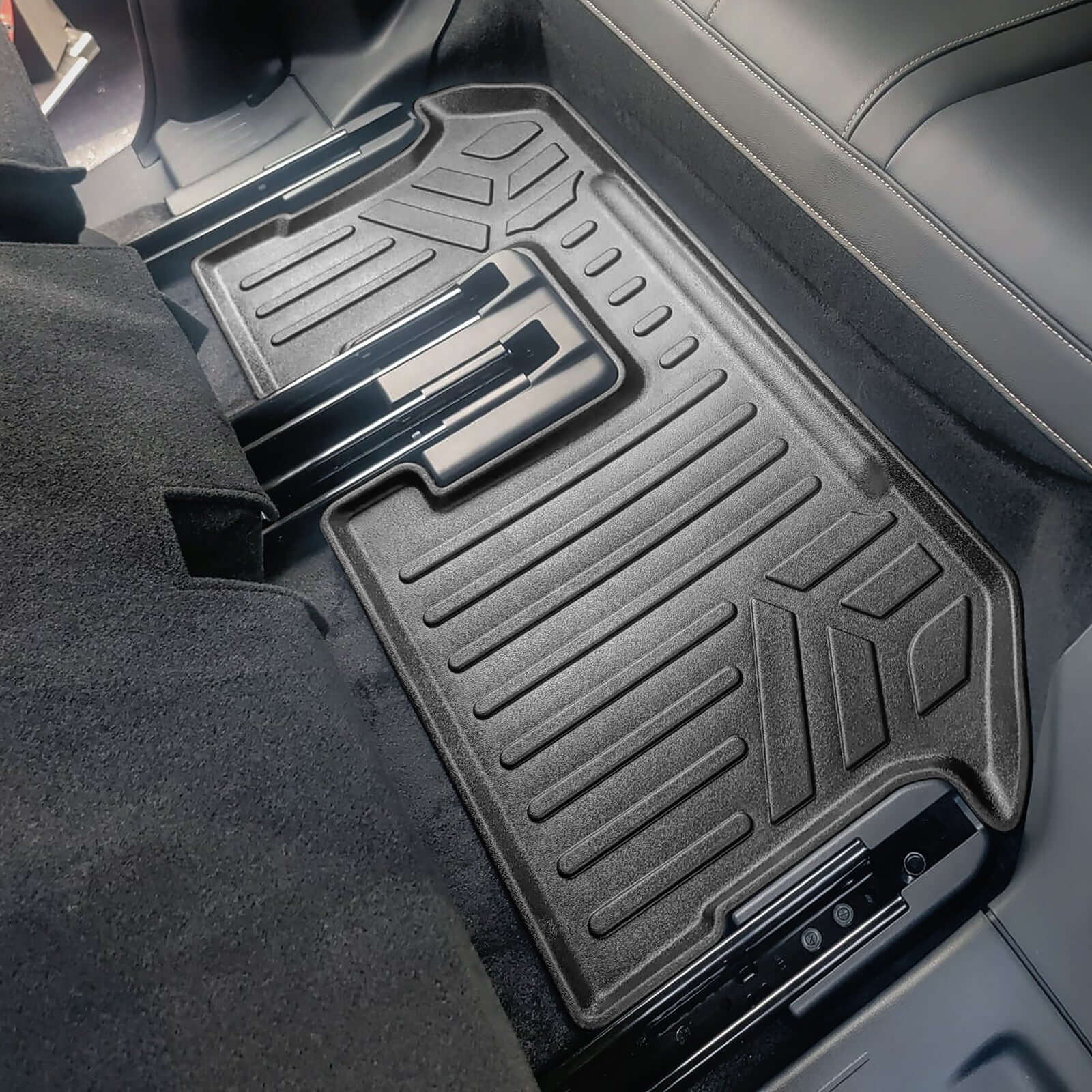 SMARTLINER Custom Fit Floor Liners For 2024 Mazda CX-90 (Only Fits 2nd Row Bucket Seats With Center Console)
