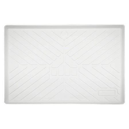 Smartliner USA Sink Mats White SMARTLINER HOMEâ„¢ Under Sink Cabinet Kitchen Mats Compatible With Standard Kitchen Cabinets 22.5" x 34.5"