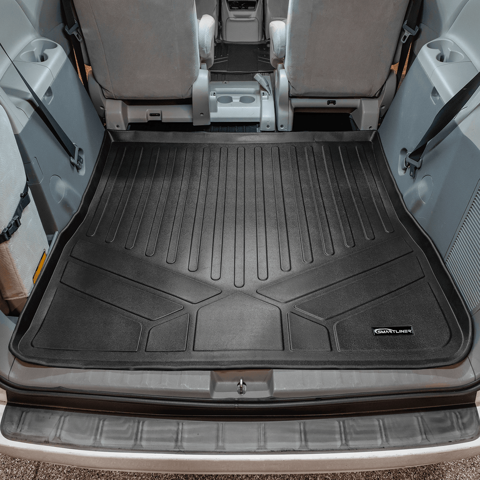 SMARTLINER Cargo Liner 2011-2012 Toyota Sienna Cargo Liner|with power folding 3rd row|SMARTLINER