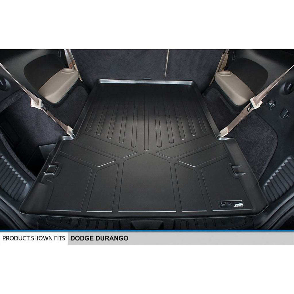 Smart Liner USA Motor Vehicle Interior Fittings Smart Trimâ„¢ Custom Fit Floor Liners For 13-16 Durango with 1st Row Dual Floor Hooks & 2nd Row Bucket Seats
