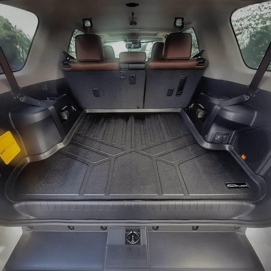 SMARTLINER Cargo Liner Black / Cargo Liner behind the 2nd Row Seats 2010-2012 Toyota 4Runner Cargo Liner|7 Passenger Models|SMARTLINER