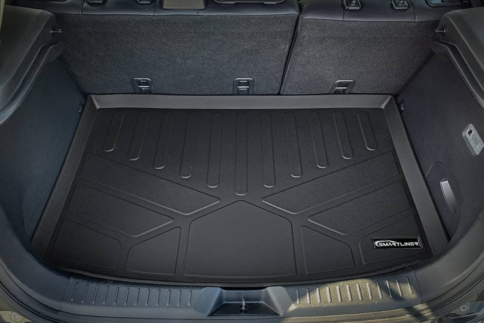 SMARTLINER Cargo Liner Black / Cargo Liner behind the 2nd Row Seats 2016-2021 Mazda CX3 Cargo Liner| Only fits with cargo tray installed|SMARTLINER