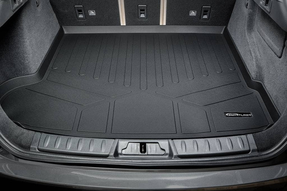 SMARTLINER Cargo Liner Black / Cargo Liner behind the 2nd Row Seats 2017-2020 Jaguar F-Pace Cargo Liner|SMARTLINER