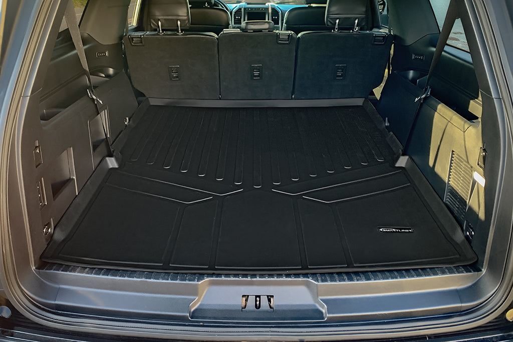 Smartliner Custom Fit Floor Liners For 2018-2024 Ford Expedition Max/Lincoln Navigator L (with 2nd Row Bench Seat)