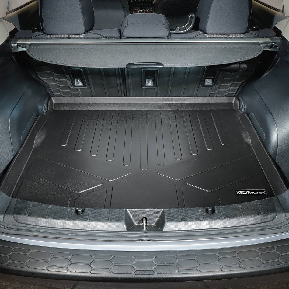 SMARTLINER Cargo Liner Black / Cargo Liner behind the 2nd Row Seats 2018-2023 Subaru Crosstrek Cargo Liner | SMARTLINER