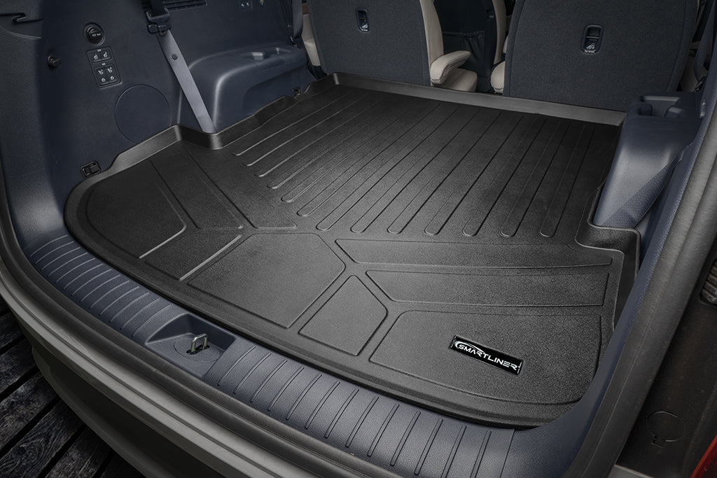SMARTLINER Custom Fit Floor Liners For 2020-2024 Hyundai Palisade with 2nd Row Bucket Seats No Center Console and No In Between Coverage