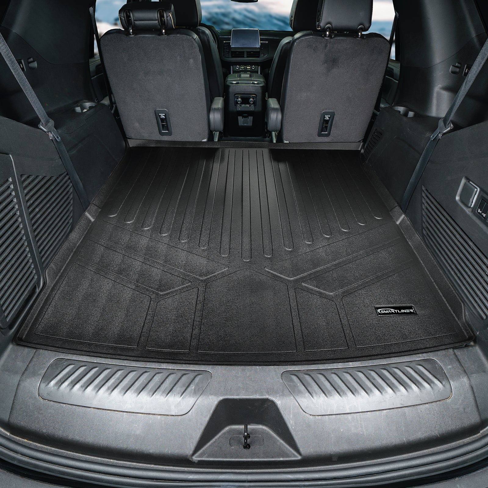 SMARTLINER Custom Fit Floor Liners For 2021-2025 Chevrolet Tahoe/ GMC Yukon with 2nd Row Bucket Seats