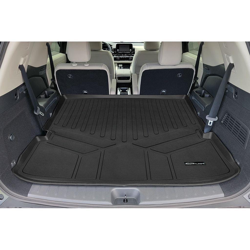 SMARTLINER Custom Fit Floor Liners For 2022-2024 Nissan Pathfinder (8 Passenger)