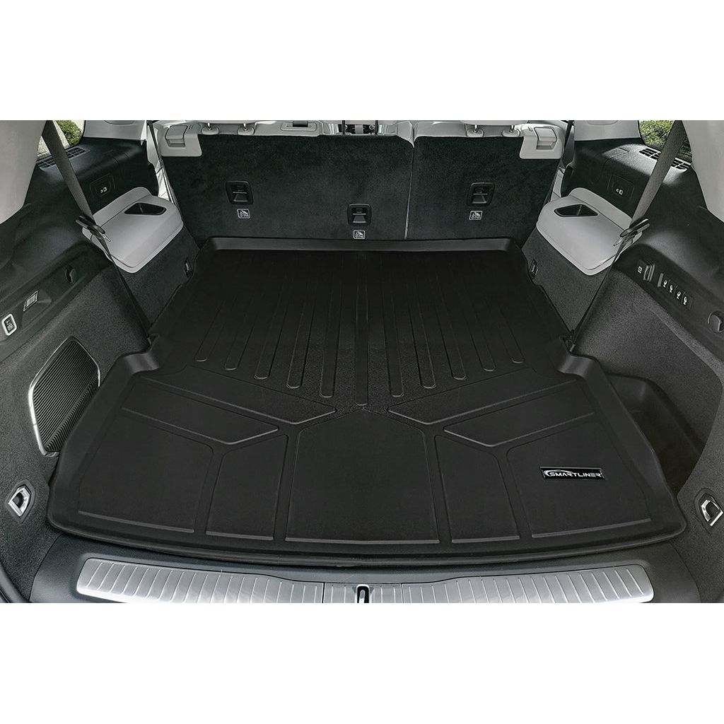 SMARTLINER Custom Fit Floor Liners For 2021-2023 Jeep Grand Cherokee L with 2nd Row Bucket Seat No Center Console with in between Coverage