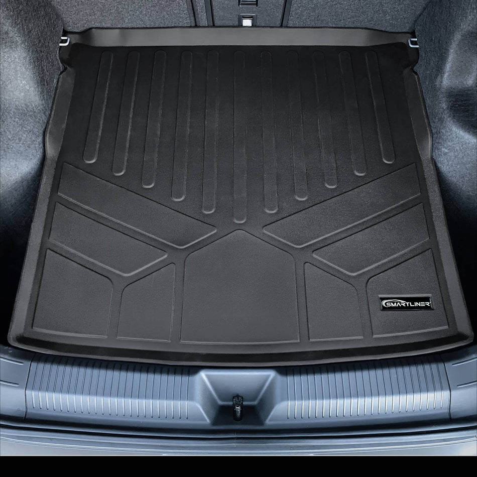 SMARTLINER Cargo Liner Black / Cargo Liner behind the 2nd Row Seats 2021-2026 Volkswagen ID.4 Cargo Liner|Variable level cargo / upper position|SMARTLINER