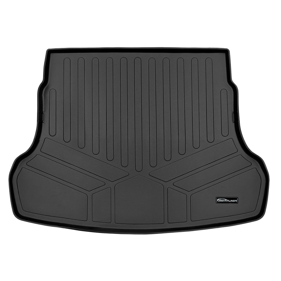 Smart Liner USA Motor Vehicle Interior Fittings Black / Cargo Liner Behind the 2nd Row SMARTLINER Custom Fit Floor Liners For 2018-2023 Kia Rio (Sedan Models)