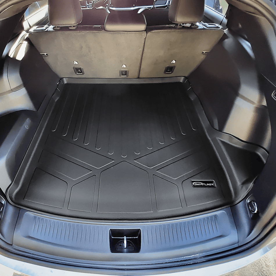 SMARTLINER Cargo Liner Black / Cargo Liner behind the 2nd Row Seats 2024-2025 Jeep Wagoneer S Cargo Liner | SMARTLINER