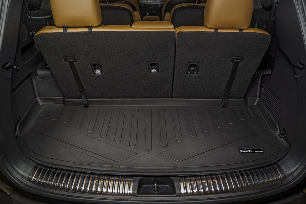 Smart Liner USA Motor Vehicle Interior Fittings SMARTLINER AUTOâ„¢ Custom Fit Floor Liners For 2020-2025 Kia Telluride with 2nd Row Bucket Seat No Center Console with in between Coverage