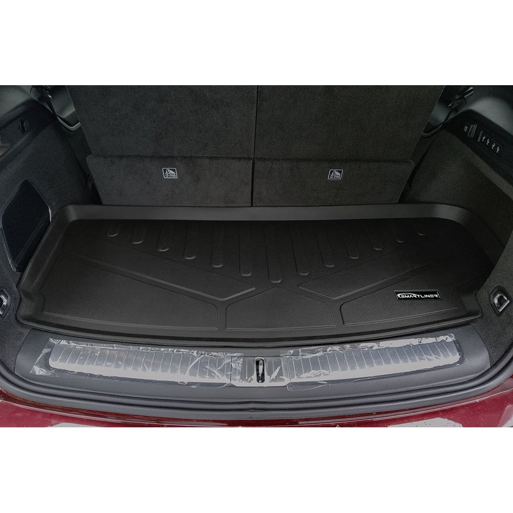 SMARTLINER Custom Fit Floor Liners For 2021-2023 Jeep Grand Cherokee L with 2nd Row Bucket Seat No Center Console with in between Coverage