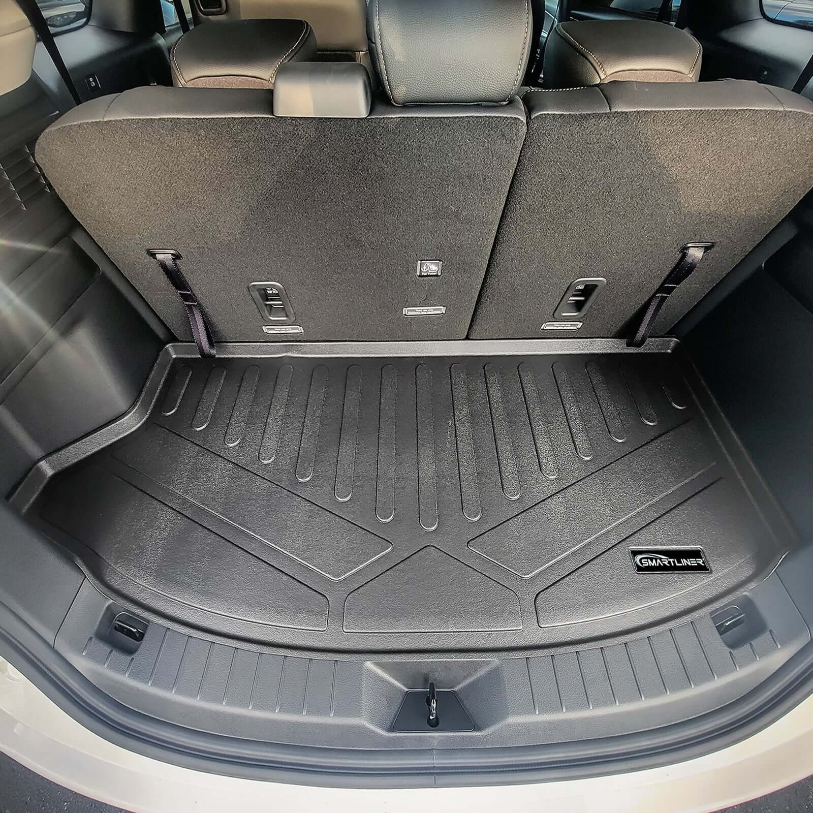 SMARTLINER Custom Fit Floor Liners For 2024 Mazda CX-90 (Only Fits 2nd Row Bucket Seats With Center Console)