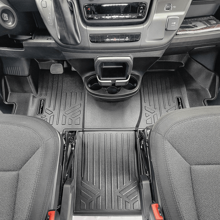 Smartliner USA SMARTLINER Custom Fit Floor Mat Liner Set Compatible With 2018-2025 RAM Promaster