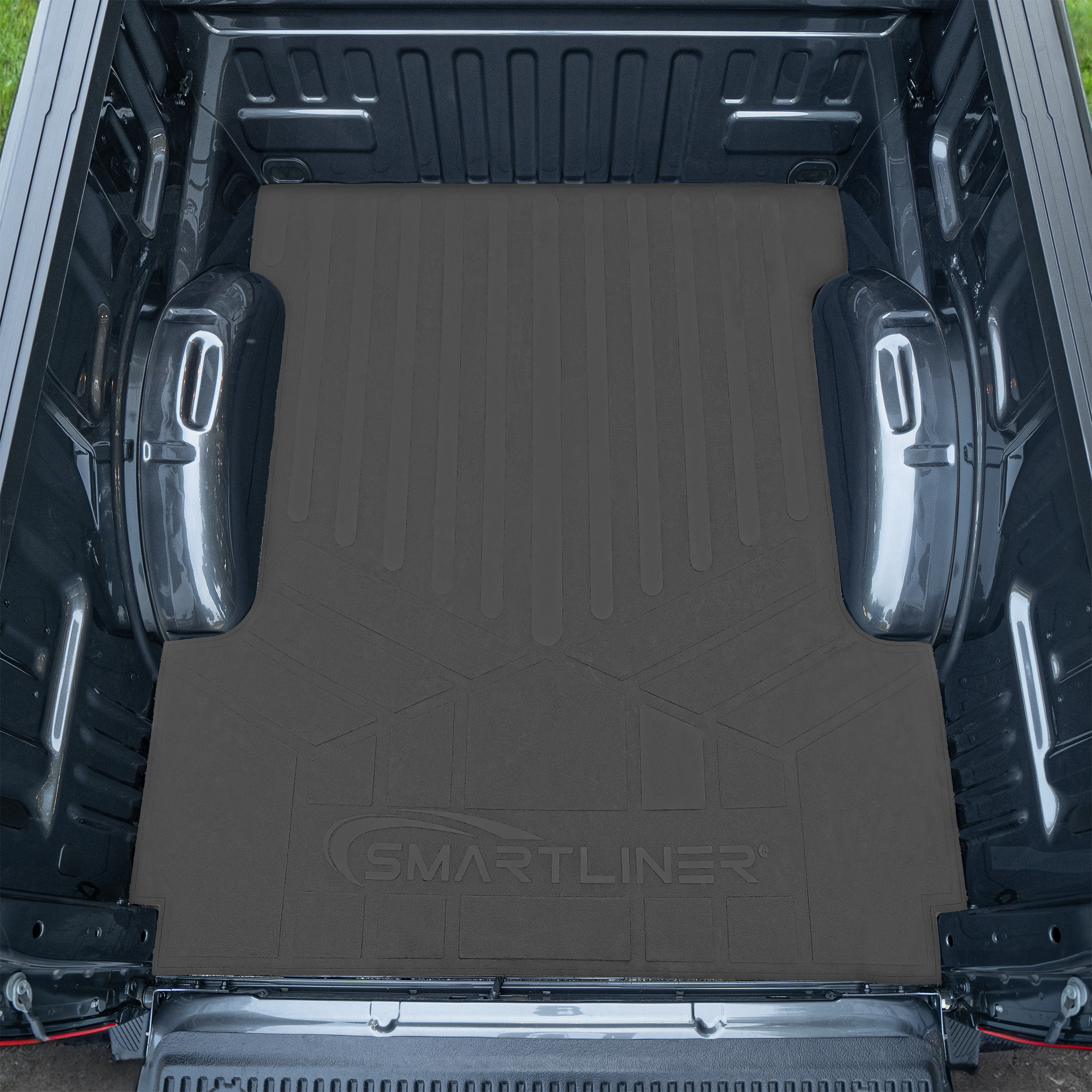 SmartCoverage™ Custom Fit Floor Liners For 2015-2024 Ford F-150 with 1st Row Bucket Seats & OEM 2nd Row Under Seat Storage (Vinyl Flooring)
