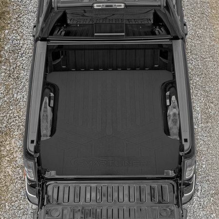 SMARTLINER Rubber Truck Bed Mats Black / Rubber Truck Bed Mats 2019-2024 Ram 1500 Rubber Truck Bed Mats|Not for   Tungsten Trim|SMARTLINER
