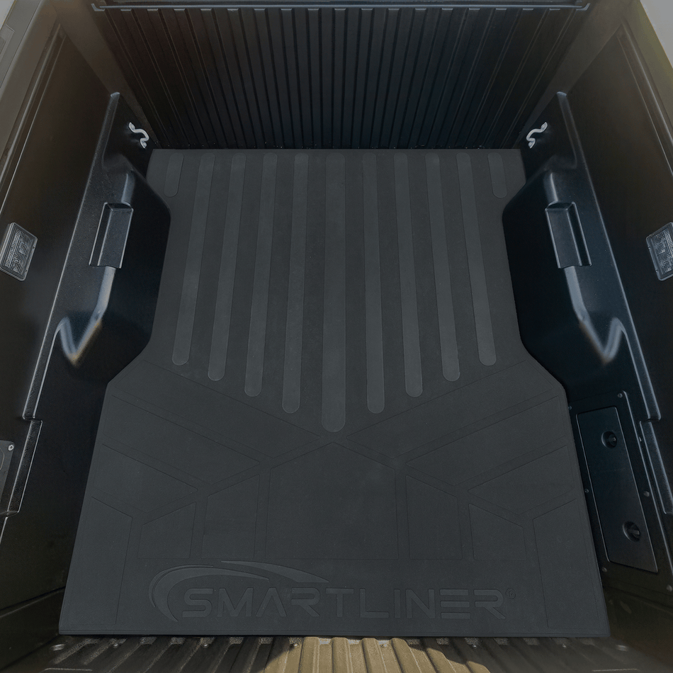 SMARTLINER Rubber Truck Bed Mats Black / Rubber Truck Bed Mats 2024-2026 Toyota Tacoma Rubber Truck Bed Mats | SMARTLINER