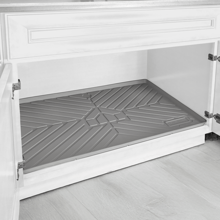 Smartliner USA Sink Mats SMARTLINER HOMEâ„¢ Under Sink Cabinet Bathroom Mats Compatible With Standard Bathroom Cabinets 19.5" x 28.5"