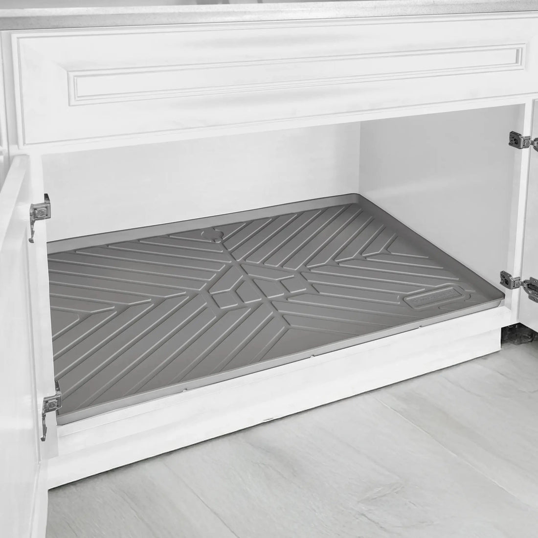 Smartliner USA Sink Mats SMARTLINER HOMEâ„¢ Under Sink Cabinet Kitchen Mats Compatible With Standard Kitchen Cabinets 22.5" x 34.5"