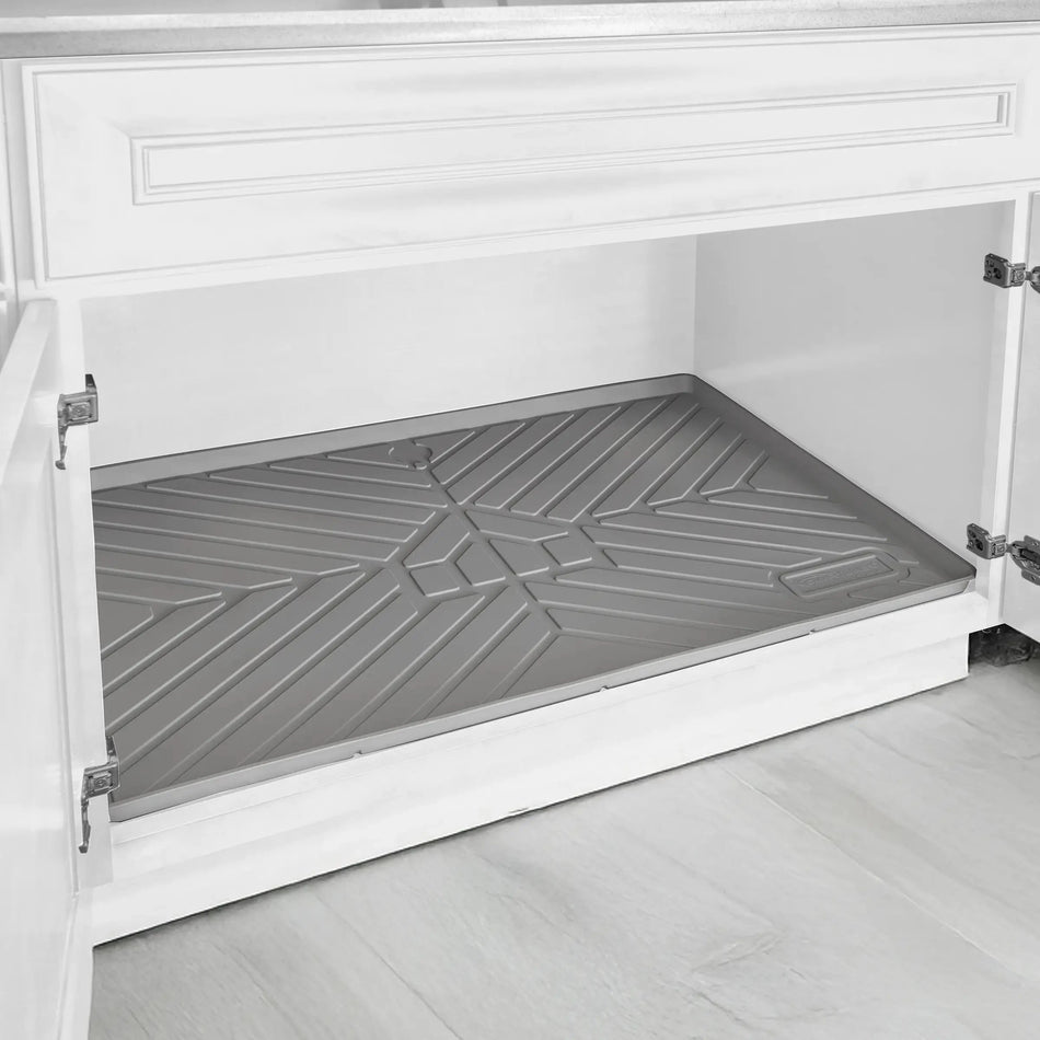Smartliner USA Sink Mats SMARTLINER HOMEâ„¢ Under Sink Cabinet Kitchen Mats Compatible With Standard Kitchen Cabinets 22.5" x 34.5"