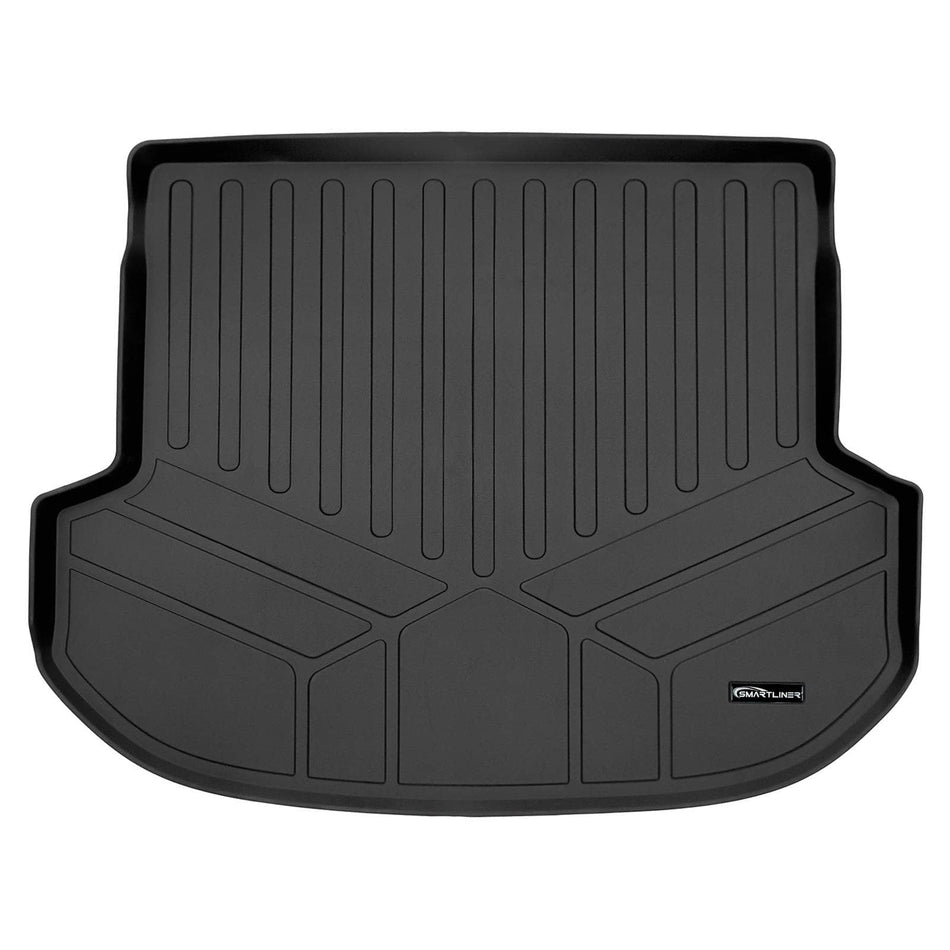 SMARTLINER Cargo Liner Black / Cargo Liner behind the 2nd Row Seats 2021-2023 Hyundai Santa Fe Cargo Liner | SMARTLINER