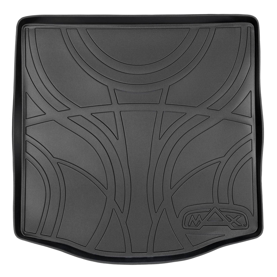 SMARTLINER Cargo Liner Black / Cargo Liner behind the 2nd Row Seats 2012-2018 Ford Focus Cargo Liner|Sedan without Sony System Speakers|SMARTLINER