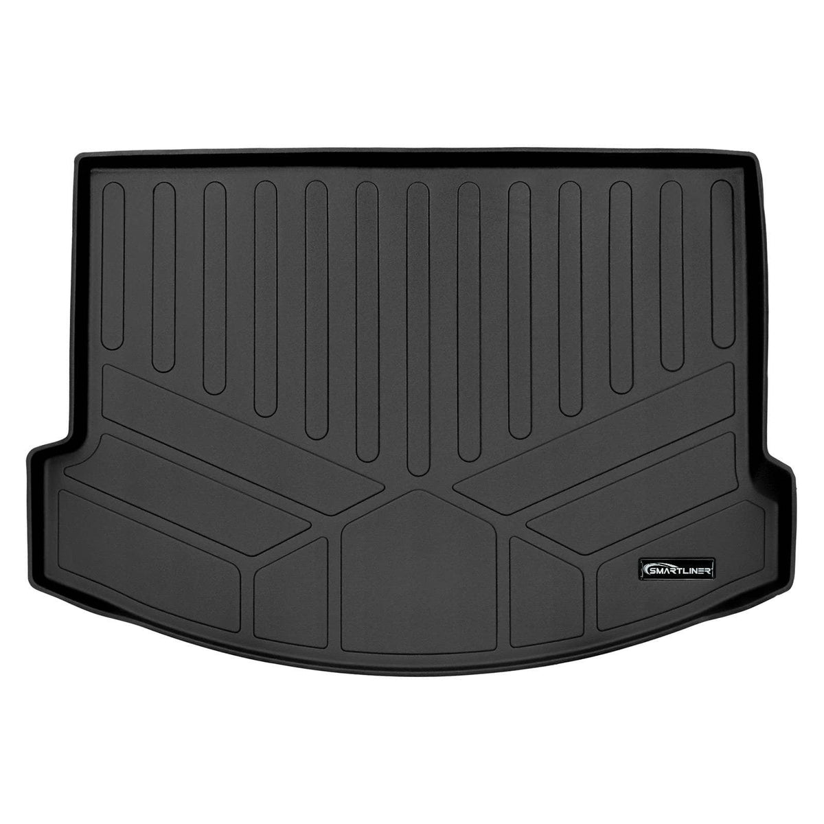 SMARTLINER Cargo Liner Black / Cargo Liner behind the 2nd Row Seats 2021-2024 Jaguar E-Pace Cargo Liner|Fit All Trims|SMARTLINER