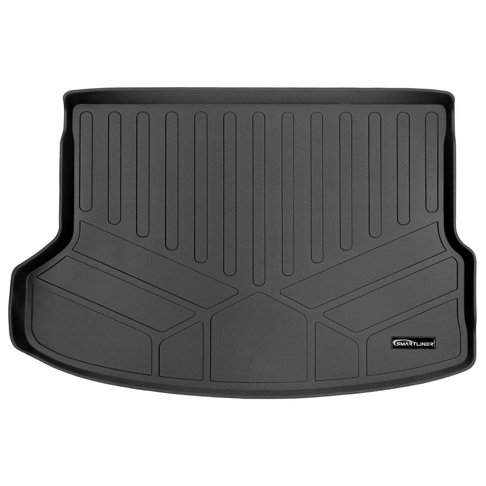 SMARTLINER Cargo Liner Black / Cargo Liner behind the 2nd Row Seats 2021-2023 Kia Seltos Cargo Liner|Fits upper cargo with subwoofer|SMARTLINER