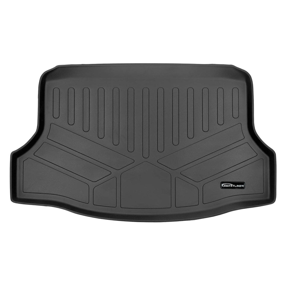 SMARTLINER Cargo Liner Black / Cargo Liner behind the 2nd Row Seats 2016-2021 Honda Civic Cargo Liner|Hatchback Models|SMARTLINER