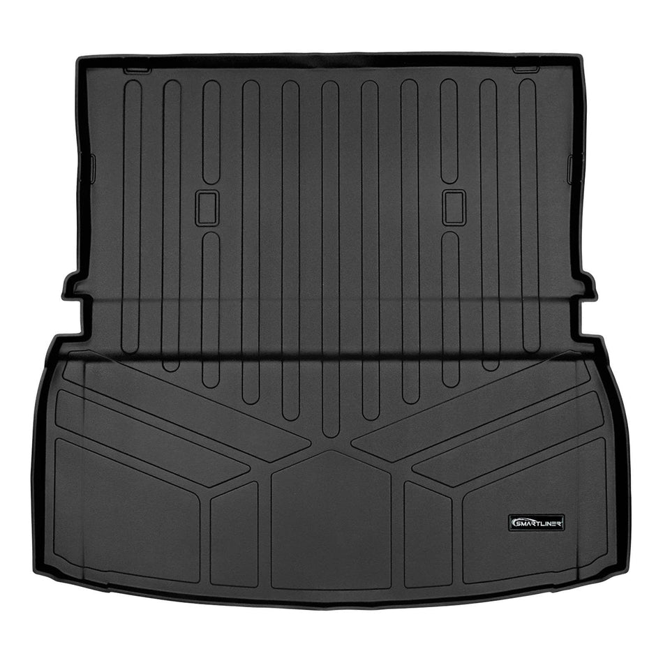 SMARTLINER Cargo Liner Black / Cargo Liner behind the 2nd Row Seats 2020-2026 Lincoln Aviator Cargo Liner|Fits 7 Passengers|SMARTLINER