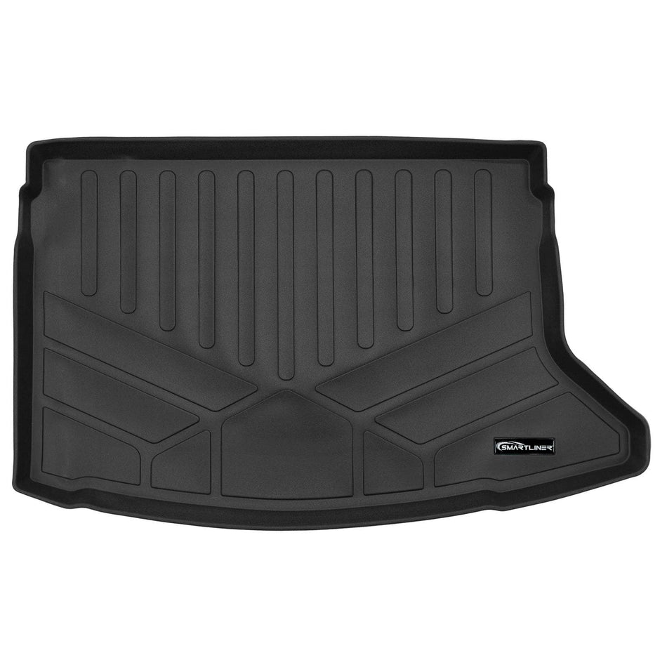 SMARTLINER Cargo Liner Black / Cargo Liner behind the 2nd Row Seats 2018-2020 Hyundai Elantra GT Cargo Liner|Fits without subwoofer|SMARTLINER