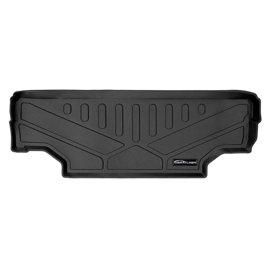 SMARTLINER Cargo Liner Black / Cargo Liner behind the 2nd Row Seats 2020-2026 Land Rover Defender 90 Cargo Liner|Fits models with/without electric plug-in cargo area|SMARTLINER