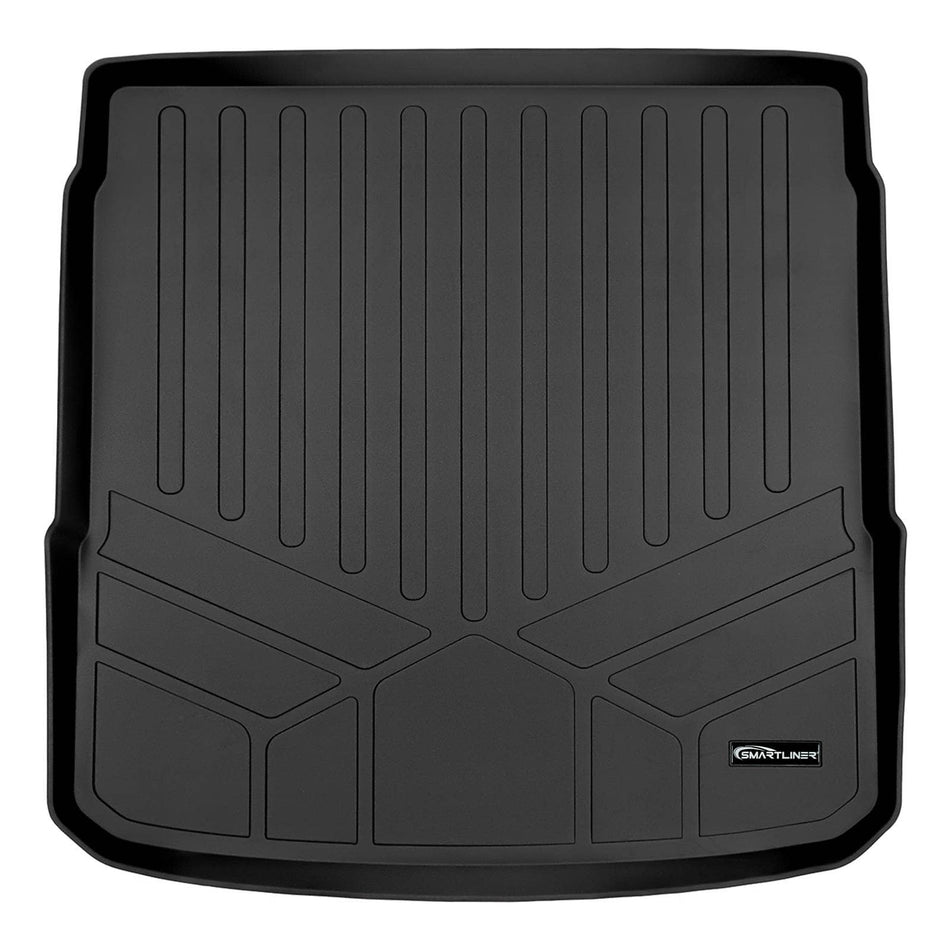 SMARTLINER Cargo Liner Black / Cargo Liner behind the 2nd Row Seats 2024-2026 Audi Q8 e-tron / Q8 Sportback e-tron Cargo Liner | SMARTLINER