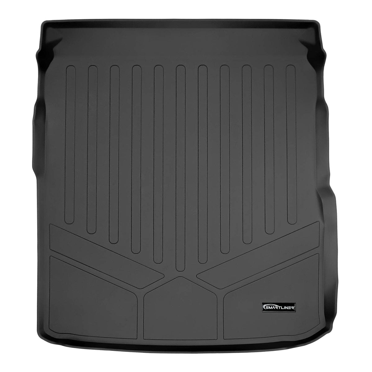SMARTLINER Cargo Liner Black / Cargo Liner behind the 2nd Row Seats 2019-2024 Volkswagen Arteon Cargo Liner|Fits w/ spare tire compartment version|SMARTLINER
