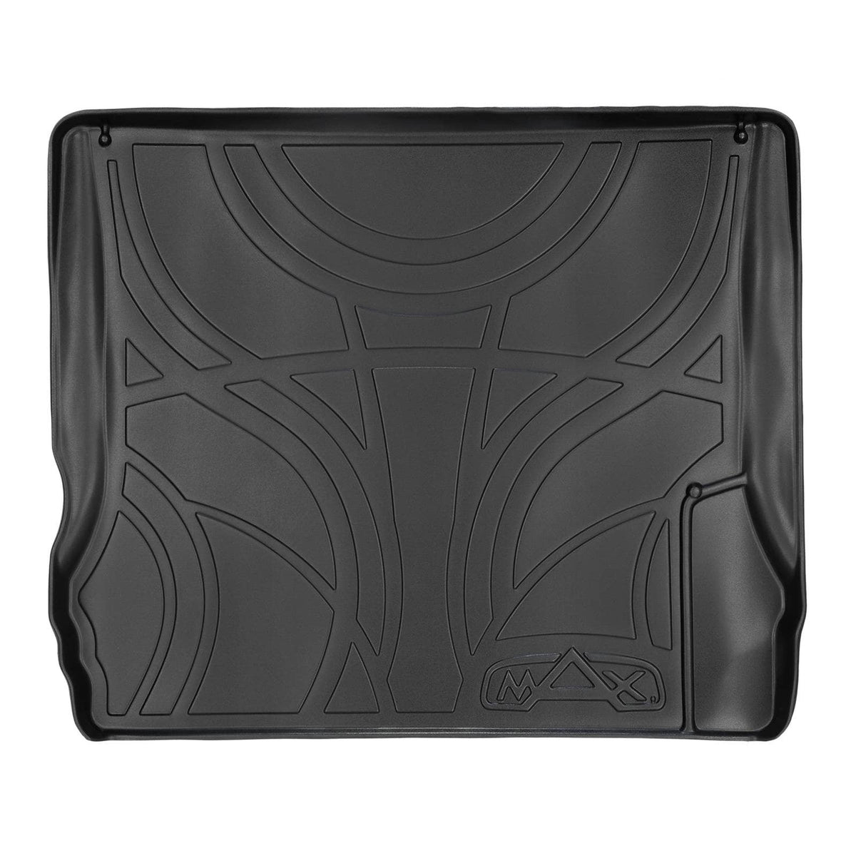 SMARTLINER Cargo Liner Black / Cargo Liner behind the 2nd Row Seats 2007-2010 Jeep Wrangler Cargo Liner|Trimline for Subwoofer, 4 Door Unlimited|SMARTLINER