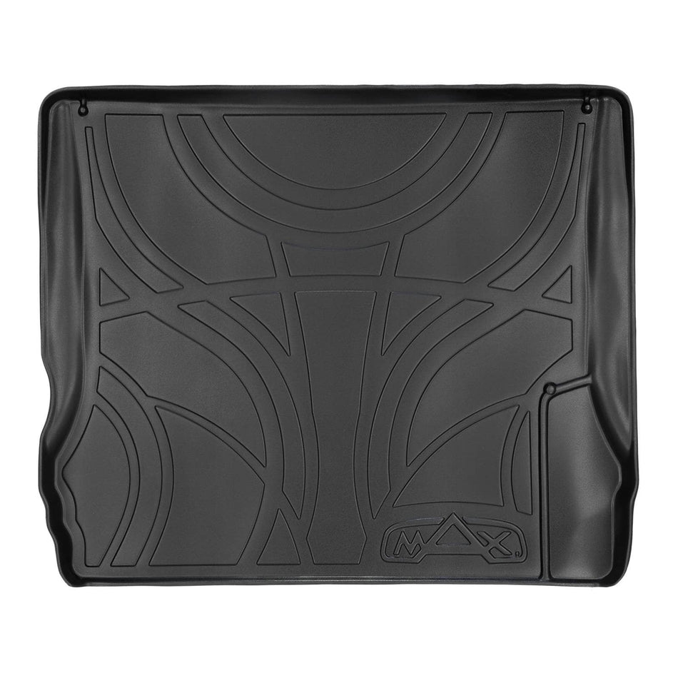 SMARTLINER Cargo Liner Black / Cargo Liner behind the 2nd Row Seats 2007-2010 Jeep Wrangler Cargo Liner|Trimline for Subwoofer, 4 Door Unlimited|SMARTLINER