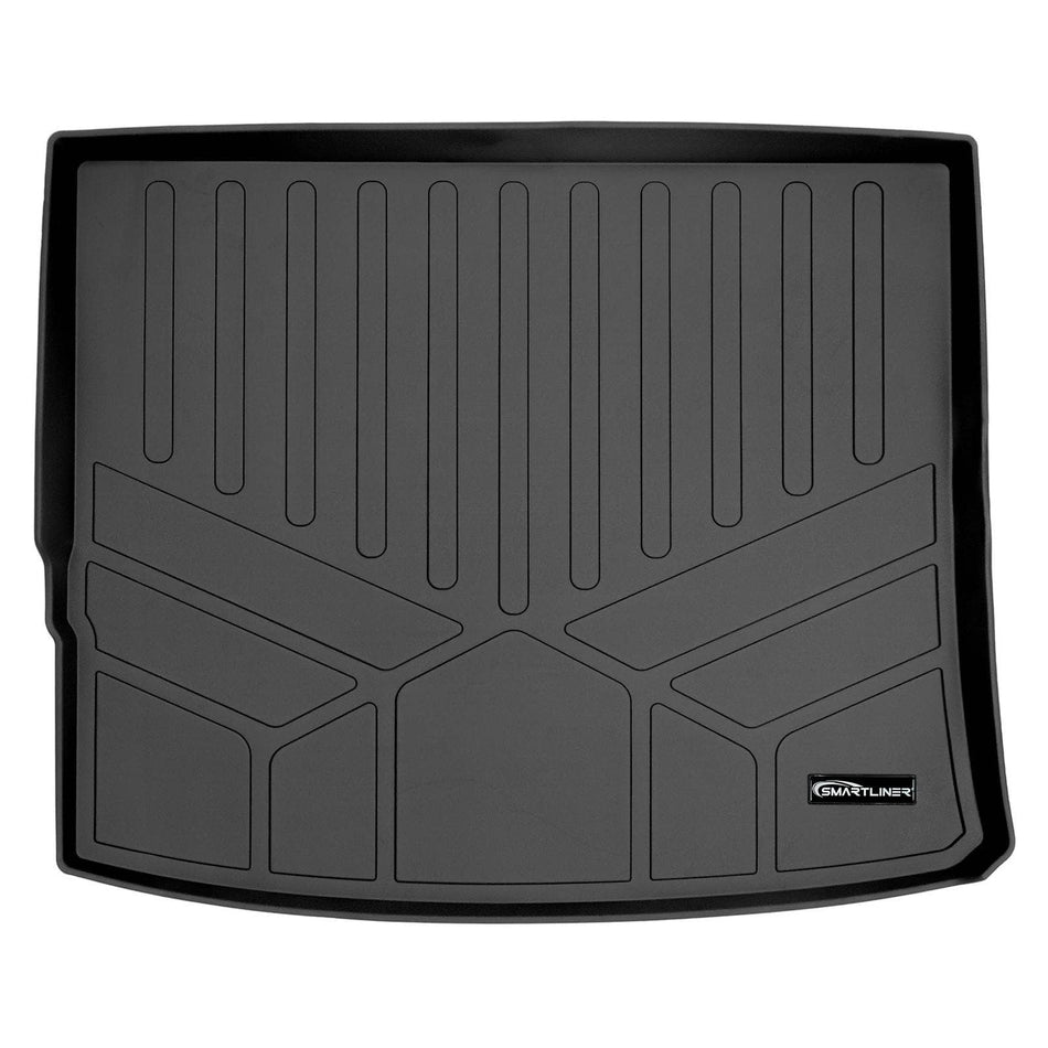 SMARTLINER Cargo Liner Black / Cargo Liner behind the 2nd Row Seats 2014-2023 Jeep Cherokee Cargo Liner|Cargo must be in upper position|SMARTLINER