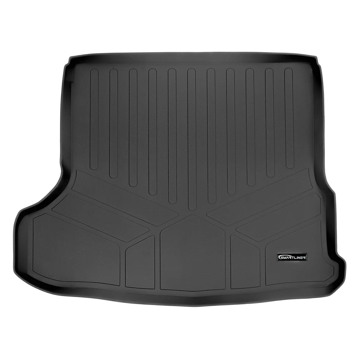 SMARTLINER Cargo Liner Black / Cargo Liner behind the 2nd Row Seats 2014-2018 Mazda 3 Cargo Liner|Fits Sedan, does not fit Hatchback|SMARTLINER