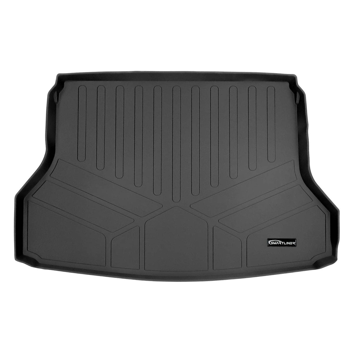 SMARTLINER Cargo Liner Black / Cargo Liner behind the 2nd Row Seats 2014-2020 Nissan Rogue Cargo Liner|With 3rd Row Seat|SMARTLINER