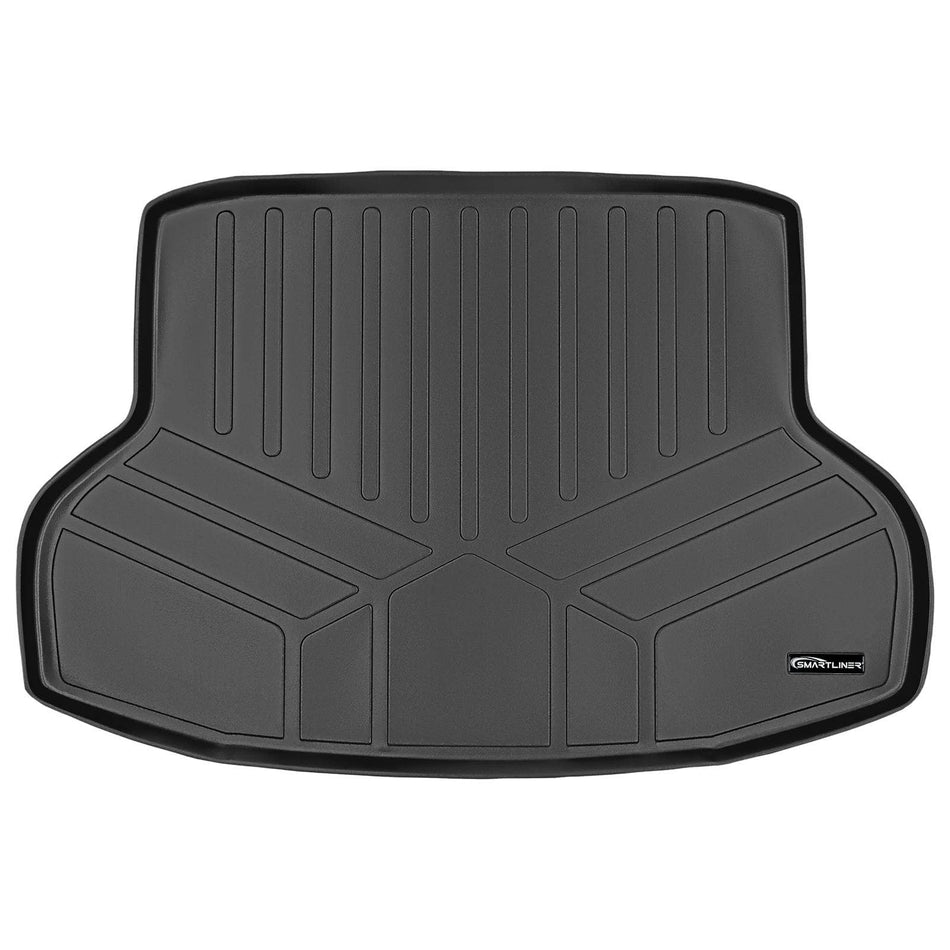 SMARTLINER Cargo Liner Black / Cargo Liner behind the 2nd Row Seats 2016-2021 Honda Civic Cargo Liner|Sedan Models|SMARTLINER