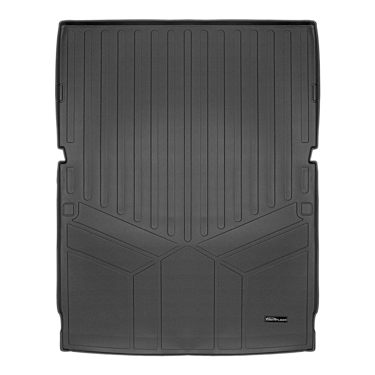SMARTLINER Cargo Liner Black / Cargo Liner behind the 2nd Row Seats 2023-2025 Jeep Grand Wagoneer L Cargo Liner|Fits 2026 Version|SMARTLINER