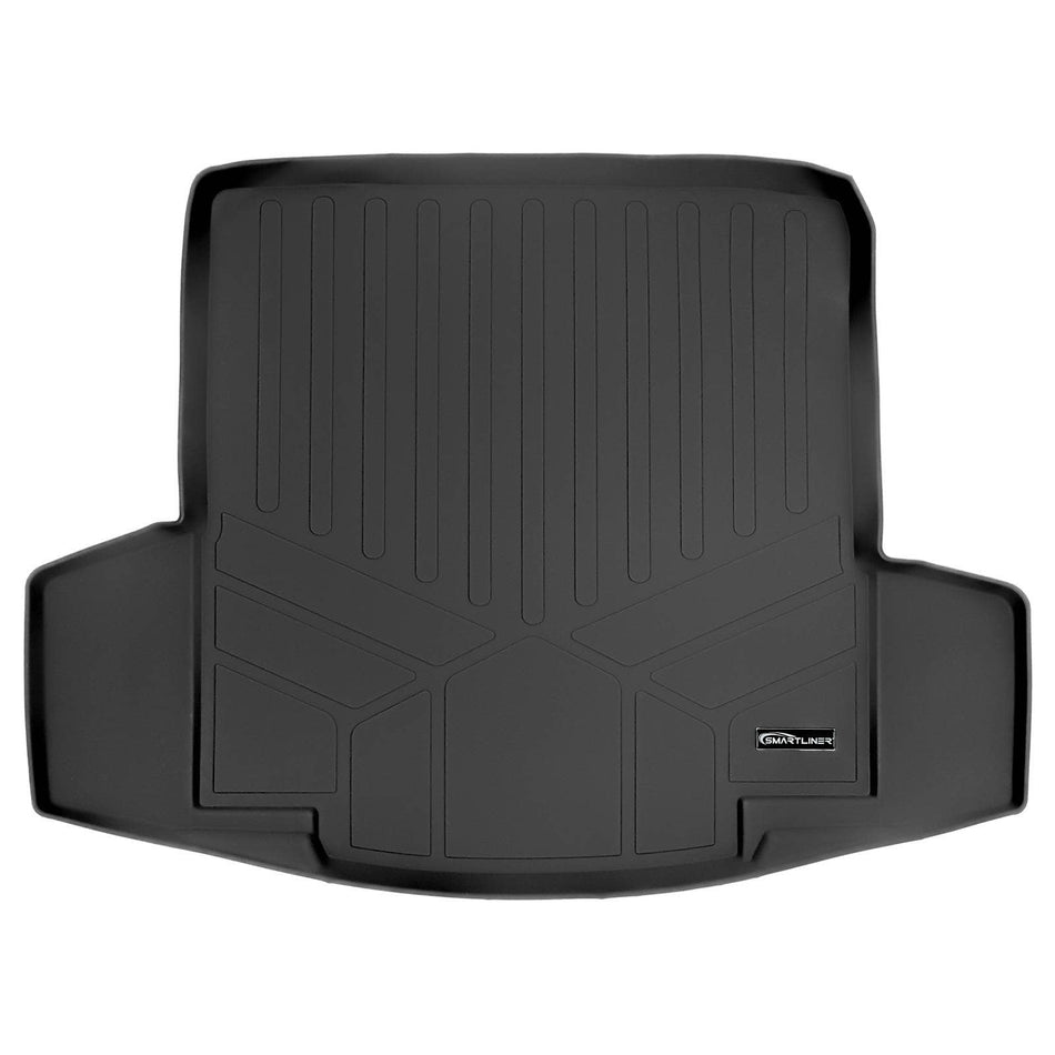 SMARTLINER Cargo Liner Black / Cargo Liner behind the 2nd Row Seats 2016-2026 Chevrolet Malibu Cargo Liner|Fits model's type engine Standard (Not Hybrid)|SMARTLINER
