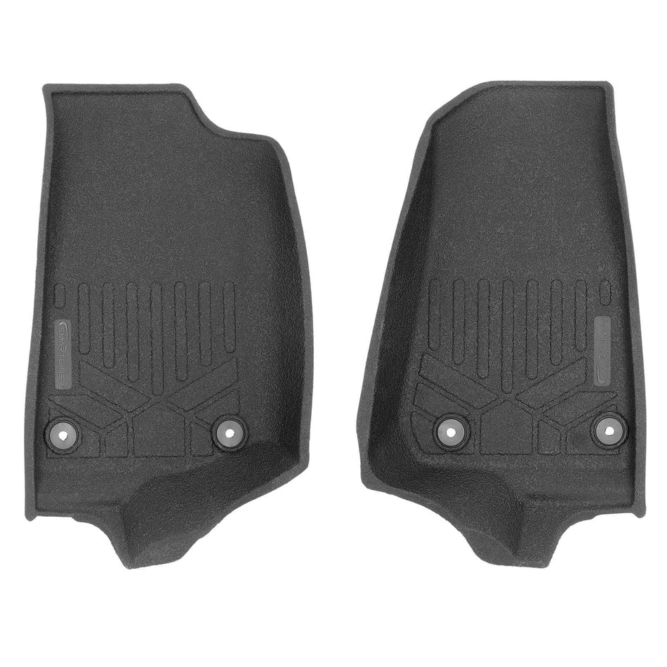 SMARTLINER Rubber Liners Black / First Row Rubber Liner 2021-2025 Jeep Wrangler 4xe Rubber Liners||SMARTLINER